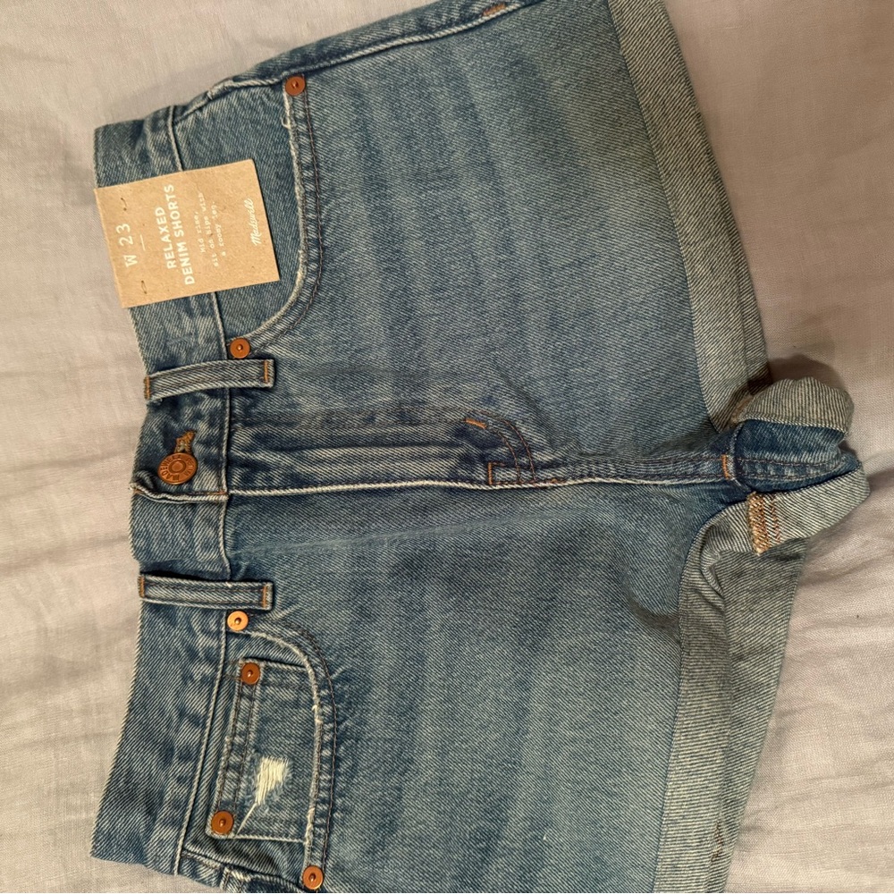 Madewell Classic Blue Denim Jean Shorts